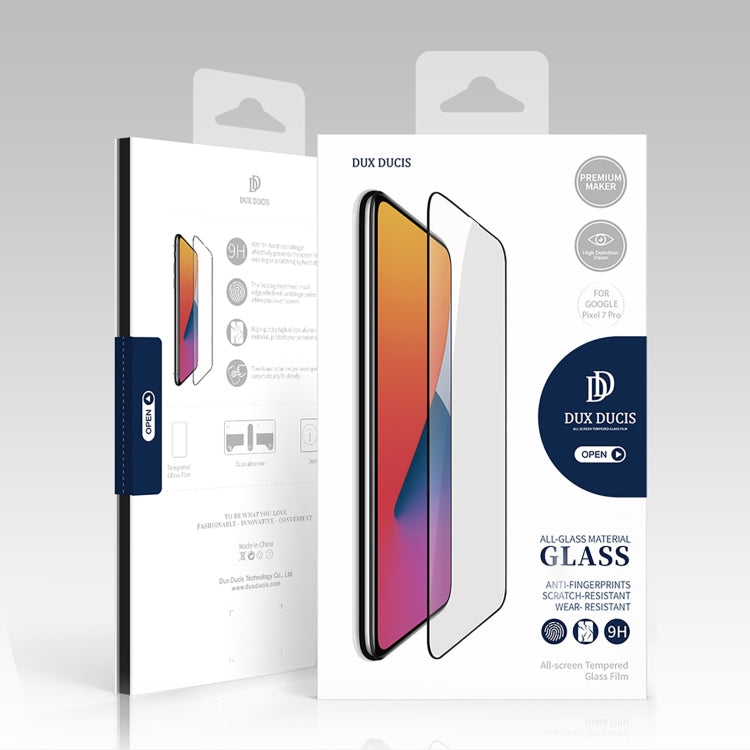 For Google Pixel 7 Pro 10pcs DUX DUCIS 0.33mm 9H Medium Alumina Tempered Glass Film - Google Tempered Glass by DUX DUCIS | Online Shopping UK | buy2fix