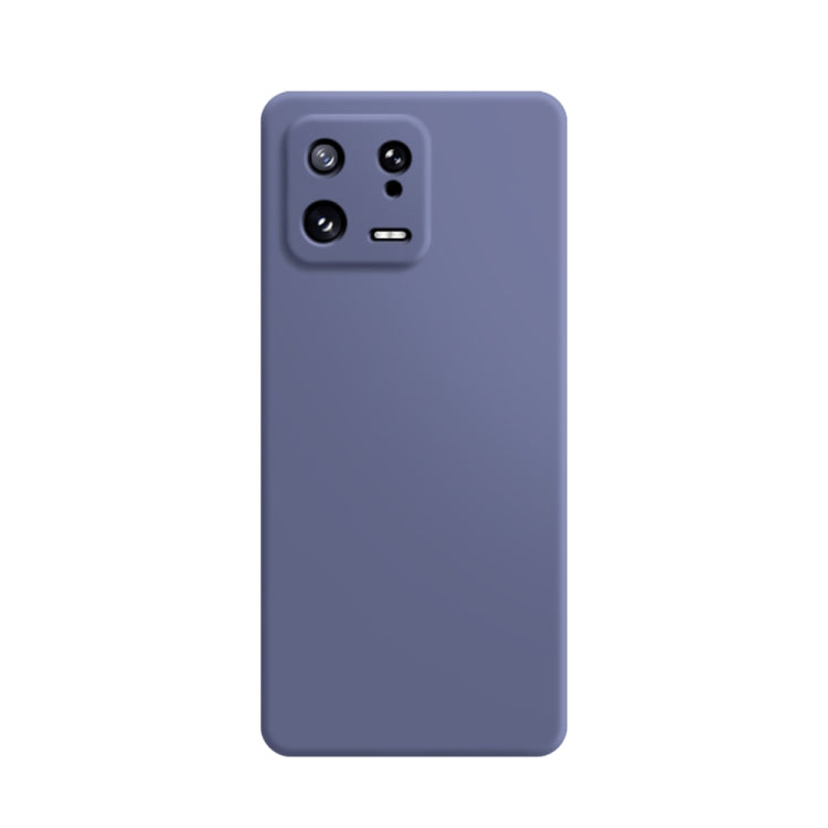 For Xiaomi 13 Imitation Liquid Silicone Phone Case(Grey) - 13 Cases by buy2fix | Online Shopping UK | buy2fix