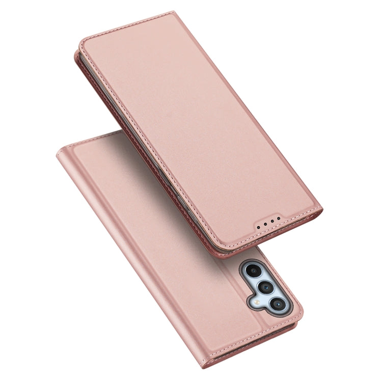 For Samsung Galaxy A54 5G DUX DUCIS Skin Pro Series Flip Leather Phone Case(Rose Gold) - Galaxy Phone Cases by DUX DUCIS | Online Shopping UK | buy2fix