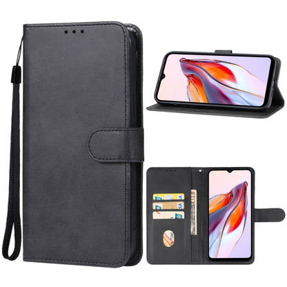 For Xiaomi Redmi 12C Leather Phone Case(Black) - Xiaomi Cases by buy2fix | Online Shopping UK | buy2fix