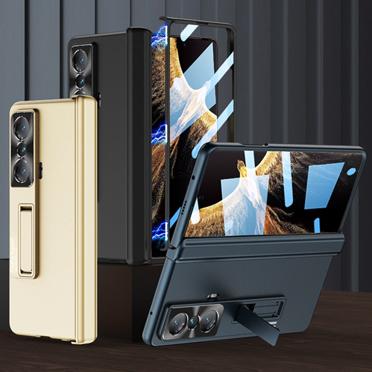 For Honor Magic VS GKK Fold Magnetic Hinge Full Coverage Phone Case(Black) - Honor Cases by GKK | Online Shopping UK | buy2fix