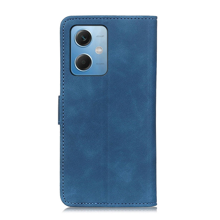 For Xiaomi Poco X5 5G / Redmi Note 12 5G KHAZNEH Retro Texture Flip Leather Phone Case(Blue) - Note 12 Cases by buy2fix | Online Shopping UK | buy2fix