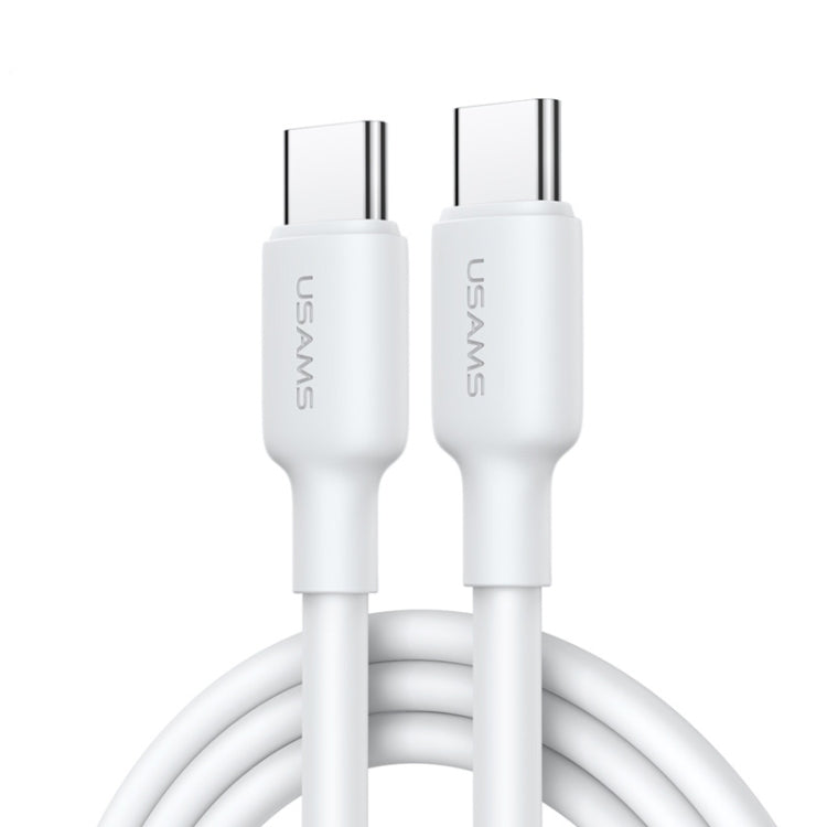 USAMS US-SJ615 U84 PD100W USB-C / Type-C to USB-C / Type-C Charging Data Cable, Cable Length:3m(White) -  by USAMS | Online Shopping UK | buy2fix