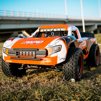 JJR/C Q130 Full-scale Brushless Four-wheel Drive High-speed Pickup RC Car(Orange) - RC Cars by JJR/C | Online Shopping UK | buy2fix