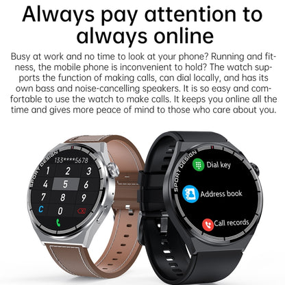HDT 3 Max 1.6 inch Steel Band IP67 Waterproof Smart Watch Support Bluetooth Call / NFC(Black) - Smart Wear by buy2fix | Online Shopping UK | buy2fix