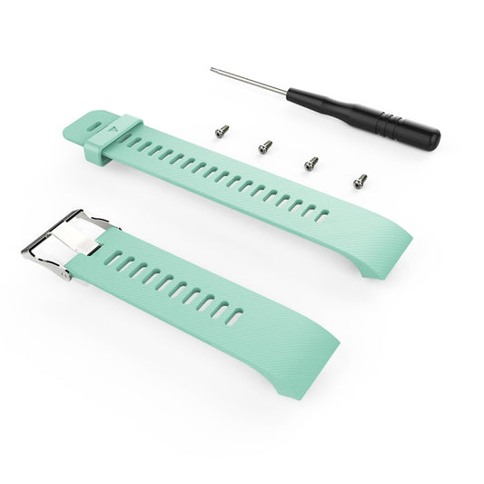 For Garmin Forerunner 30 / 35 Silicone Watch Band(Mint Green) - Smart Wear by buy2fix | Online Shopping UK | buy2fix