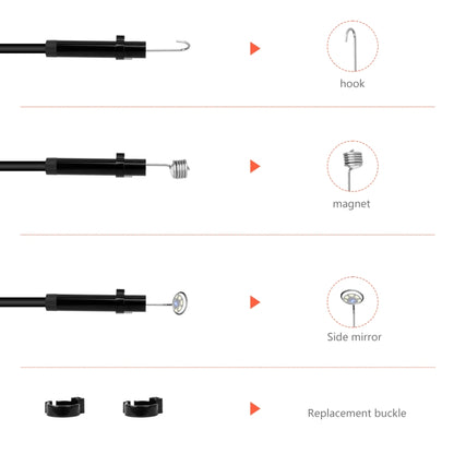 P130 5.5mm 4.3 inch Single Camera with Screen Endoscope, Length:5m - Consumer Electronics by buy2fix | Online Shopping UK | buy2fix