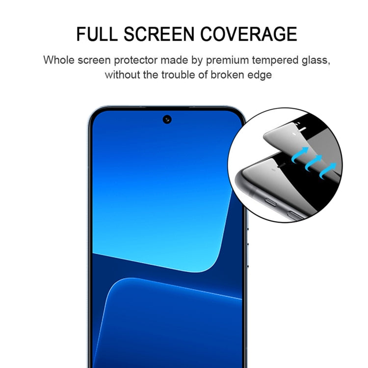 For Xiaomi 13 Ultra Full Glue 9H HD 3D Curved Edge Tempered Glass Film(Black) - 13 Ultra Tempered Glass by buy2fix | Online Shopping UK | buy2fix