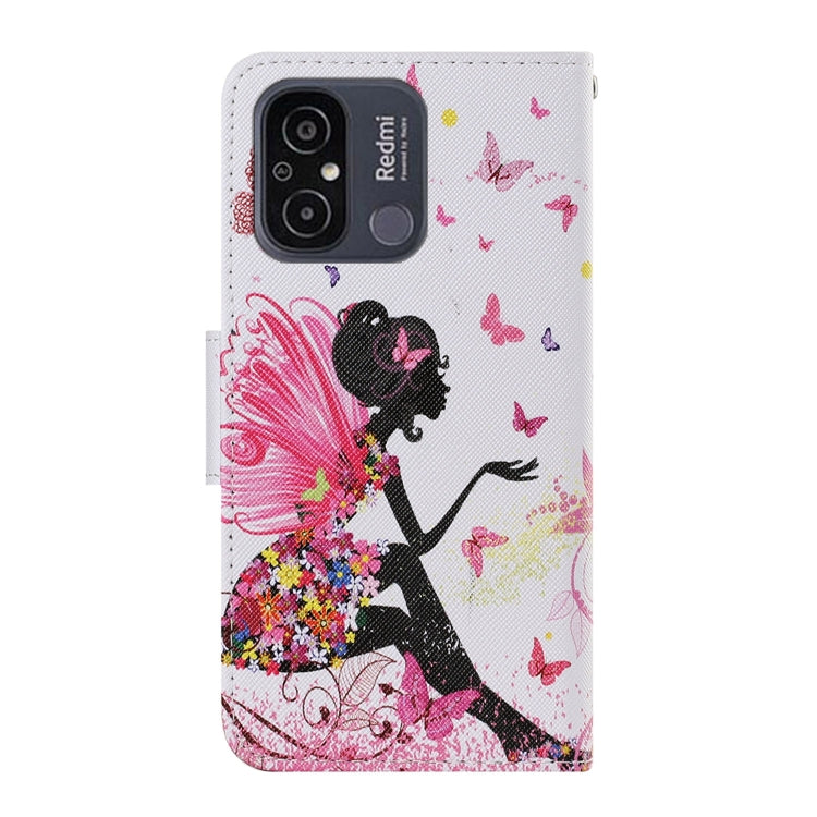 For Xiaomi Redmi 12C Colored Drawing Pattern Flip Leather Phone Case(Dancing Girl) - Xiaomi Cases by buy2fix | Online Shopping UK | buy2fix