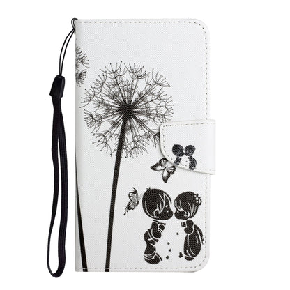 For Xiaomi Redmi 12C Colored Drawing Pattern Flip Leather Phone Case(Dandelion) - Xiaomi Cases by buy2fix | Online Shopping UK | buy2fix