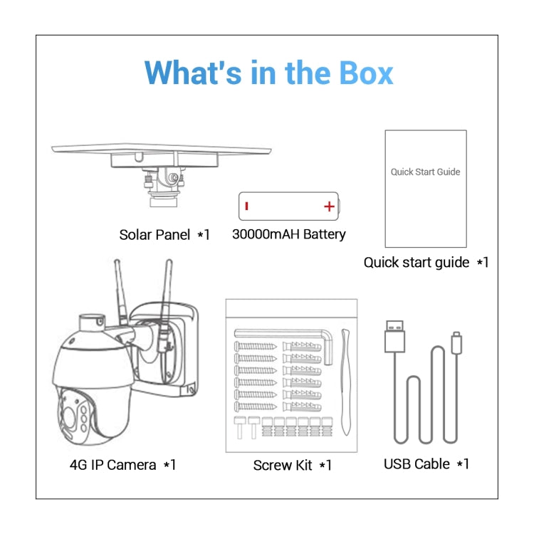 ESCAM QF724 3MP 24h Recording Cloud Storage PT 4G PIR Alarm IP Camera with Solar Panel, AU Signal Bands - Security by ESCAM | Online Shopping UK | buy2fix