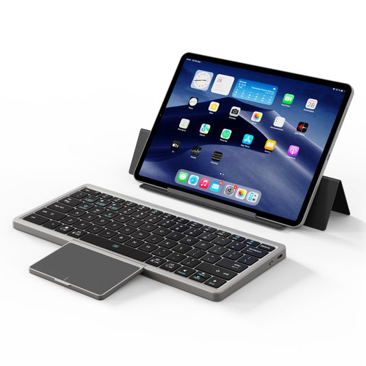 DUX DUCIS OK Series V1 Universal Tablet Bluetooth Keyboard Leather Case with Touchpad(Black) - Universal Keyboard by DUX DUCIS | Online Shopping UK | buy2fix