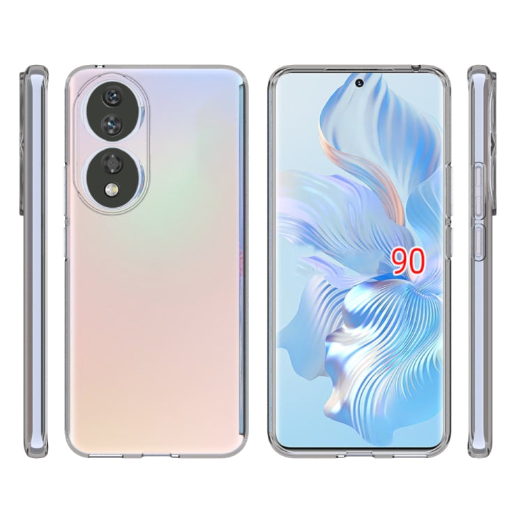For Honor 90 Waterproof Texture TPU Phone Case(Transparent) - Honor Cases by buy2fix | Online Shopping UK | buy2fix