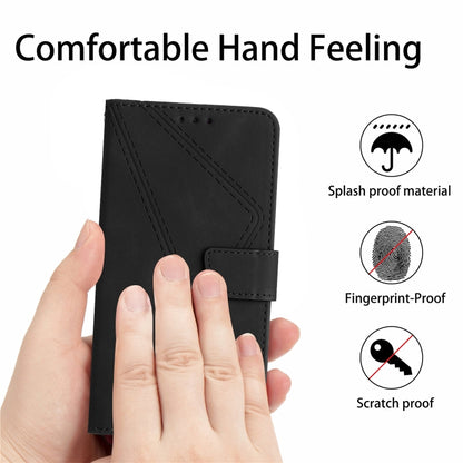 For Xiaomi 13 Ultra Stitching Embossed Leather Phone Case(Black) - 13 Ultra Cases by buy2fix | Online Shopping UK | buy2fix