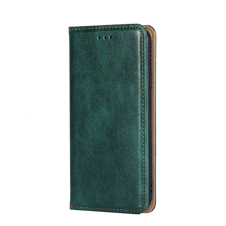 For Xiaomi 13 Ultra 5G Gloss Oil Solid Color Magnetic Leather Phone Case(Green) - 13 Ultra Cases by buy2fix | Online Shopping UK | buy2fix