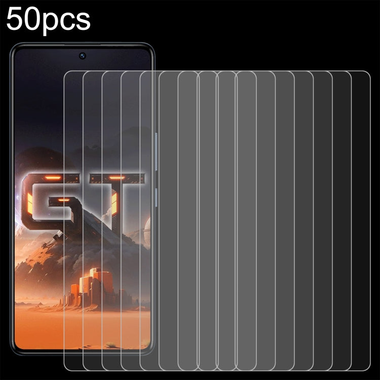 For Infinix GT 10 Pro 50pcs 0.26mm 9H 2.5D Tempered Glass Film - Infinix Tempered Glass by buy2fix | Online Shopping UK | buy2fix