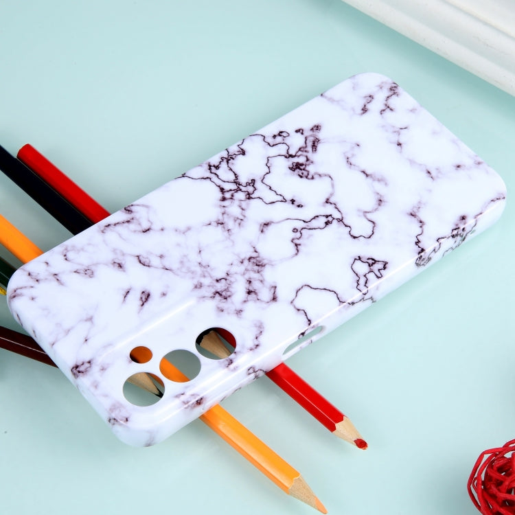 For Samsung Galaxy S23 5G Marble Pattern Phone Case(Red White) - Galaxy S23 5G Cases by buy2fix | Online Shopping UK | buy2fix