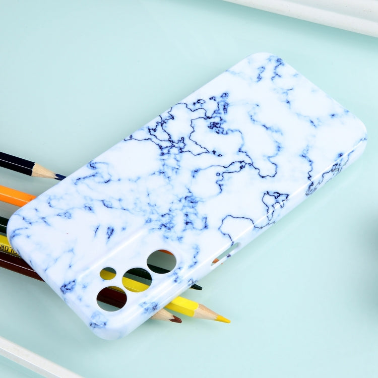 For Samsung Galaxy A34 Marble Pattern Phone Case(Blue White) - Galaxy Phone Cases by buy2fix | Online Shopping UK | buy2fix