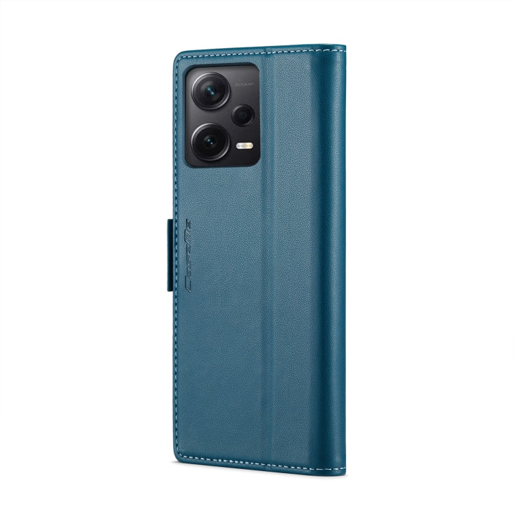 For Xiaomi Redmi Note 12 Pro+ 5G Global CaseMe 023 Butterfly Buckle Litchi Texture RFID Anti-theft Leather Phone Case(Blue) - Note 12 Pro+ Cases by CaseMe | Online Shopping UK | buy2fix