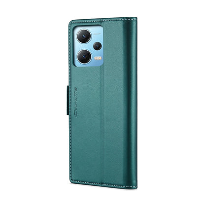 For Xiaomi Poco X5 5G/Redmi Note 12 5G Global CaseMe 023 Butterfly Buckle Litchi Texture RFID Anti-theft Leather Phone Case(Pearly Blue) - Xiaomi Cases by CaseMe | Online Shopping UK | buy2fix