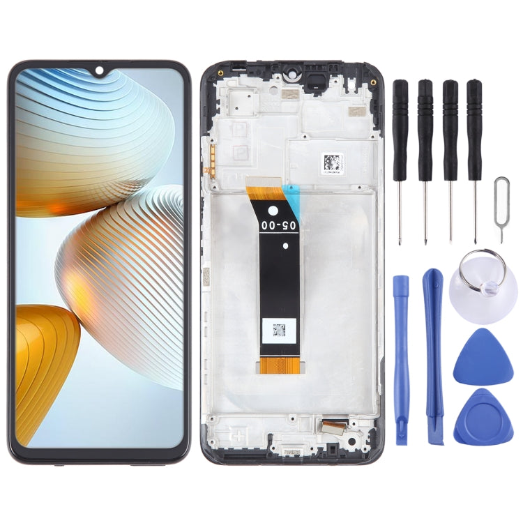 OEM Material LCD Screen For Xiaomi Poco M4 5G Digitizer Full Assembly with Frame - LCD Screen by buy2fix | Online Shopping UK | buy2fix