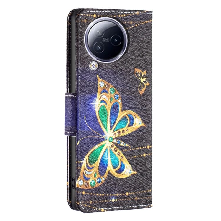 For Xiaomi Civi 3 5G Colored Drawing Pattern Leather Phone Case(Big Butterfly) - Xiaomi Cases by buy2fix | Online Shopping UK | buy2fix