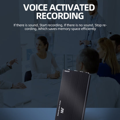 JNN M2 Ultra-thin HD Noise Reduction Intelligent Control Voice Voice Recorder, Capacity:64GB(Black) -  by JNN | Online Shopping UK | buy2fix