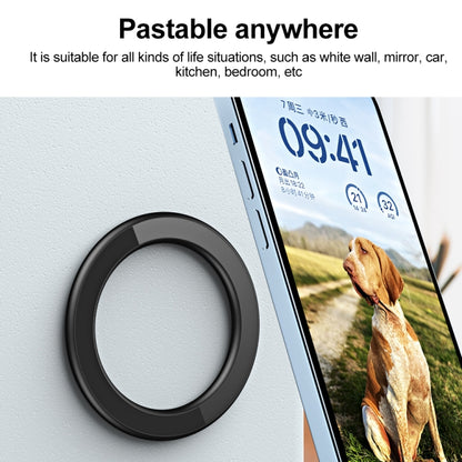 Universal Magic Wall Sticker Pad Phone Holder(White) - Hand-Sticking Bracket by buy2fix | Online Shopping UK | buy2fix