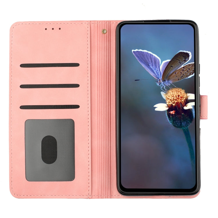 For Xiaomi 12 Lite Flower Embossing Pattern Leather Phone Case(Pink) - Xiaomi Cases by buy2fix | Online Shopping UK | buy2fix