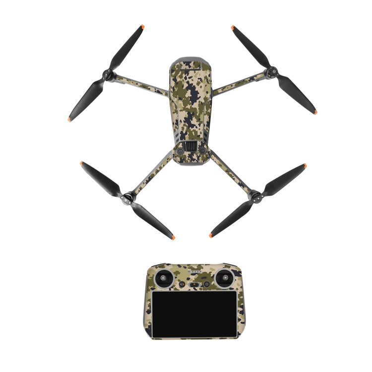 For DJI Mavic 3 Pro / RC Sunnylife Drone Body Remote Control Decorative Stickers Set(Green Camo) - Stickers by Sunnylife | Online Shopping UK | buy2fix