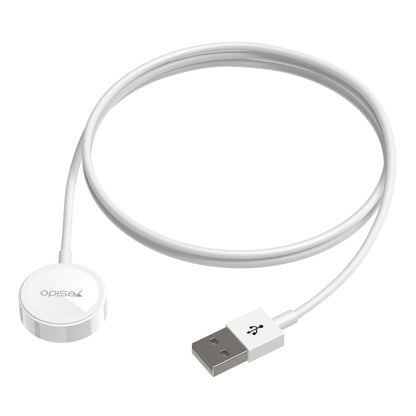 Yesido CA69 For Apple Watch USB Magnetic Charger, Cable Length: 1m(White) - Charger / Holder by Yesido | Online Shopping UK | buy2fix