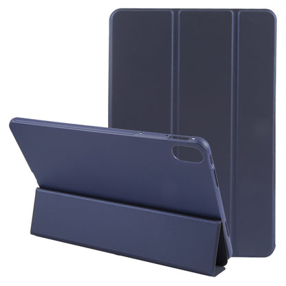 For Huawei MatePad 11 2023 GEBEI 3-folding Holder Shockproof Flip Leather Tablet Case(Dark Blue) - Huawei by GEBEI | Online Shopping UK | buy2fix