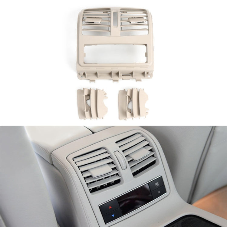 For Mercedes-Benz CLS W218 Car Rear Air Conditioner Air Outlet Panel 21883004548R99, Style:High Version(Mercerized Beige) - Air Conditioning System by buy2fix | Online Shopping UK | buy2fix