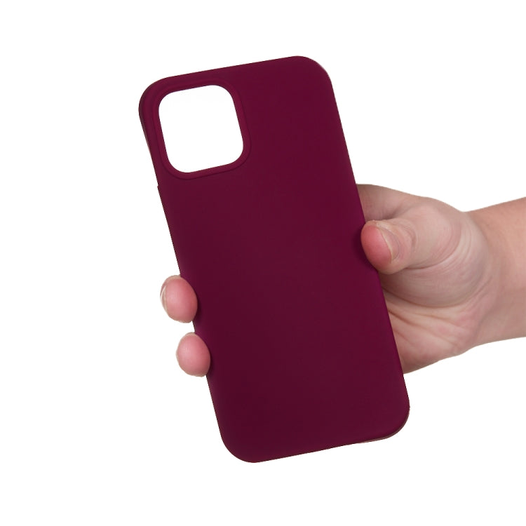 For iPhone 15 Plus Solid Color Silicone Phone Case(Violet) - iPhone 15 Plus Cases by buy2fix | Online Shopping UK | buy2fix