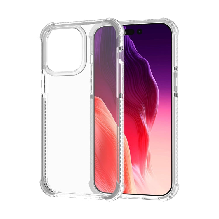 For iPhone 15 Pro Max Four-corner Shockproof TPU + Acrylic Phone Case(Transparent) - iPhone 15 Pro Max Cases by buy2fix | Online Shopping UK | buy2fix