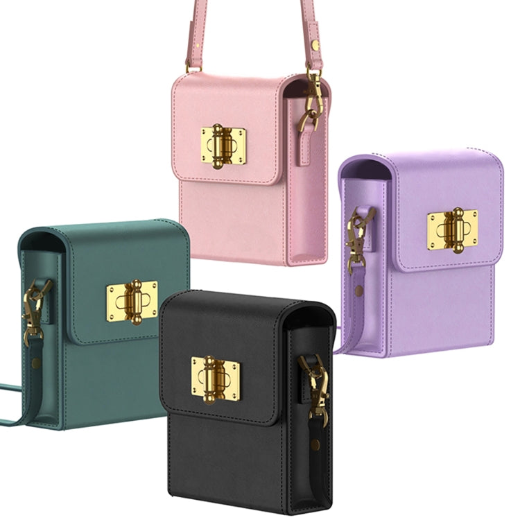 For Huawei P50 Pocket GKK Plain Weave Mini Backpack Slim Phone Case with Ring(Purple) - Huawei Cases by GKK | Online Shopping UK | buy2fix