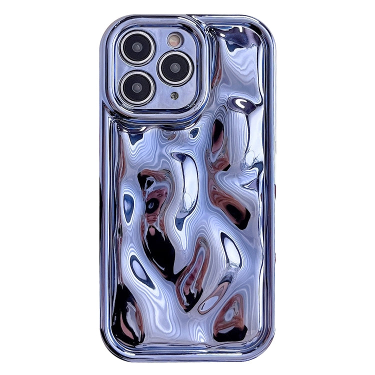 For iPhone 11 Pro Max Electroplating Meteorite Texture TPU Phone Case(Blue) - iPhone 11 Pro Max Cases by buy2fix | Online Shopping UK | buy2fix