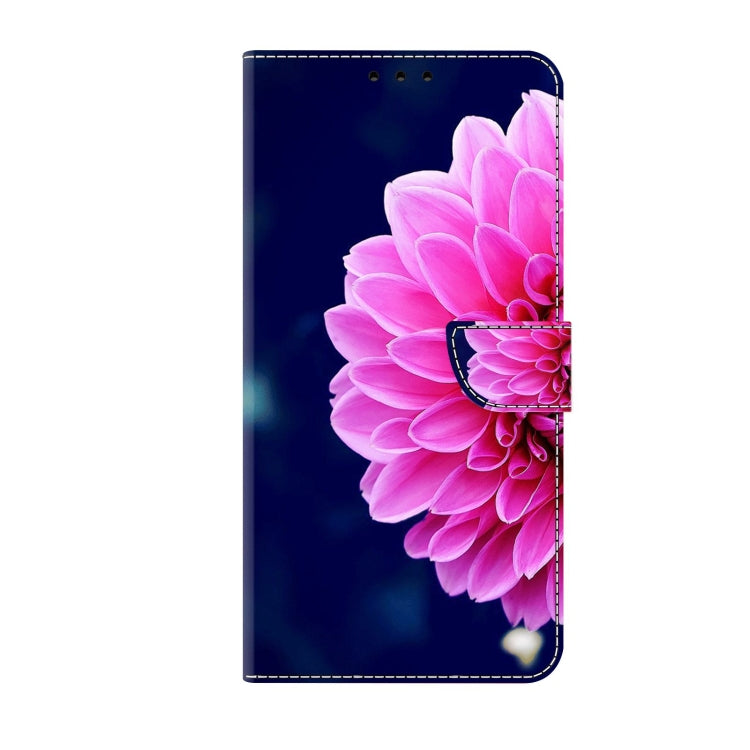 For Xiaomi Redmi Note 8T Crystal 3D Shockproof Protective Leather Phone Case(Pink Petals) - Xiaomi Cases by buy2fix | Online Shopping UK | buy2fix