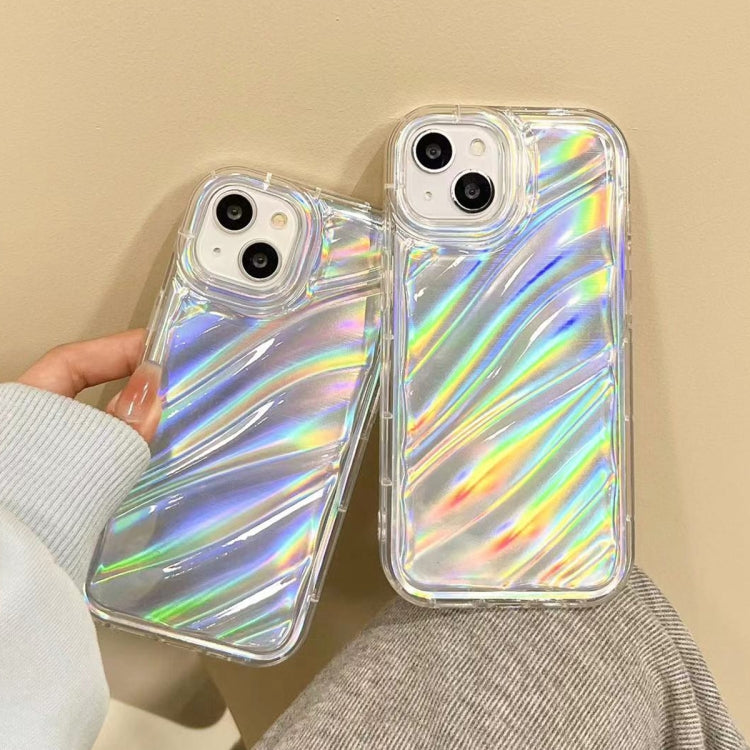 For iPhone 14 Pro Max Laser Sequin Waves TPU Phone Case(Transparent) - iPhone 14 Pro Max Cases by buy2fix | Online Shopping UK | buy2fix