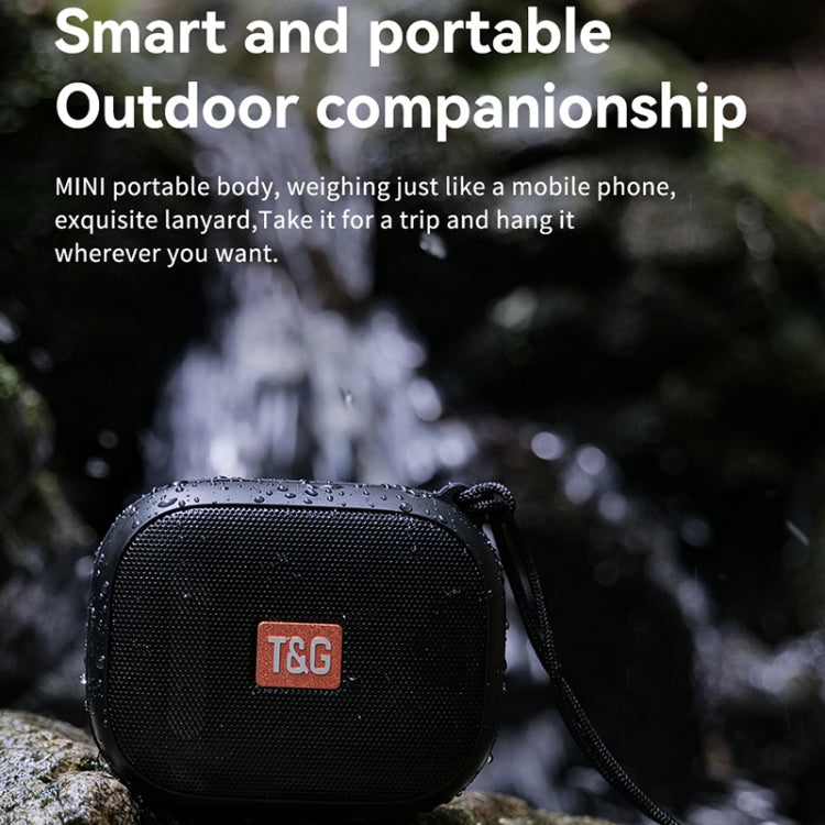 T&G TG-394 Outdoor TWS Wireless Bluetooth IPX7 Waterproof Speaker(Blue) - Mini Speaker by T&G | Online Shopping UK | buy2fix