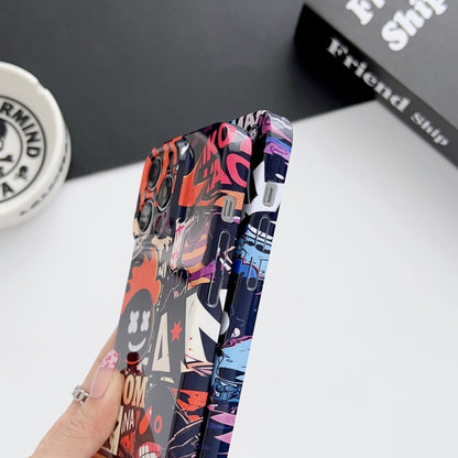 For iPhone 11 Pro Painted Pattern Precise Hole PC Phone Case(Block Monster) - iPhone 11 Pro Cases by buy2fix | Online Shopping UK | buy2fix