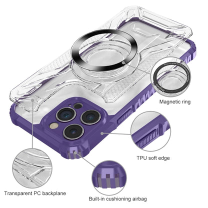For iPhone 11 Pro CD Texture Magsafe Phone Case(Dark Purple) - iPhone 11 Pro Cases by buy2fix | Online Shopping UK | buy2fix