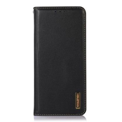 For Huawei Nova 11 Pro / 11 Ultra KHAZNEH Nappa Top Layer Cowhide Leather Phone Case(Black) - Huawei Cases by buy2fix | Online Shopping UK | buy2fix