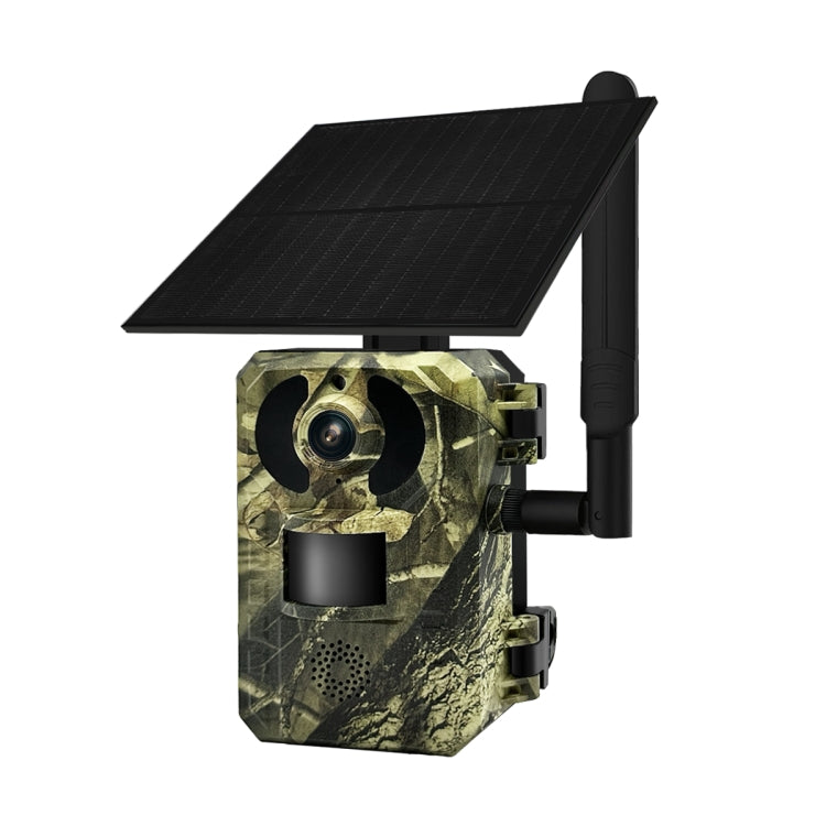 ESCAM QF380 4MP Network Solar PIR Alert Smart Wildlife Hunting Camera, 4G:US Version(Camouflage) - Hunting Cameras by ESCAM | Online Shopping UK | buy2fix