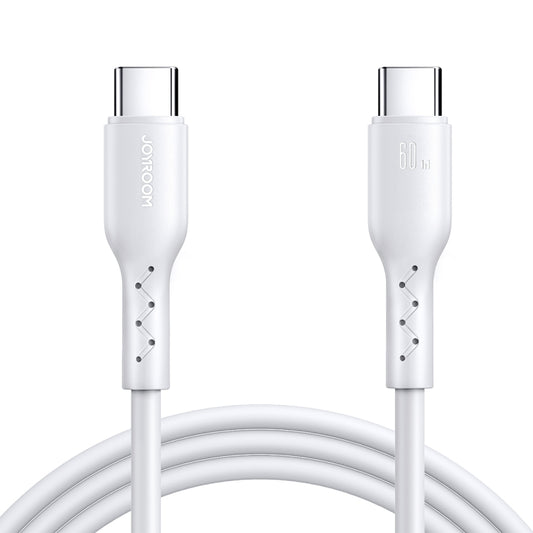 JOYROOM SA26-CC3 Flash Charge Series 60W USB-C / Type-C to USB-C / Type-C Fast Charging Data Cable, Cable Length:1m(White) - USB-C & Type-C Cable by JOYROOM | Online Shopping UK | buy2fix