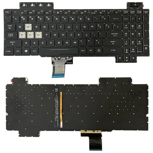For Asus Gaming FX505D FX505DY FX505DD US Version Backlight Laptop Keyboard(Black) - Asus Spare Parts by buy2fix | Online Shopping UK | buy2fix