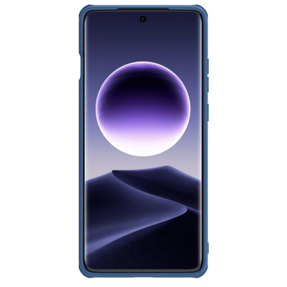 For OPPO Find X7 Ultra NILLKIN Black Mirror Prop CD Texture Mirror Phone Case(Blue) - Find X7 Ultra Cases by NILLKIN | Online Shopping UK | buy2fix