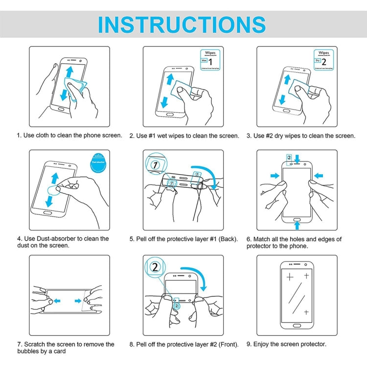 For Samsung Galaxy Tab S8+ 25pcs Full Screen HD PET Screen Protector - Tab S8+ Tempered Glass by buy2fix | Online Shopping UK | buy2fix