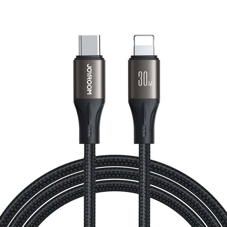 JOYROOM SA25-CL3 30W USB-C/Type-C to 8 Pin Fast Charge Data Cable, Length:2m(Black) - 2 in 1 Cable by JOYROOM | Online Shopping UK | buy2fix