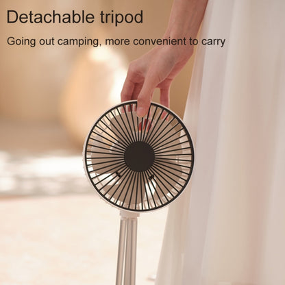 DQ213 4000mAh Outdoor Portable Camping Fan Tent Hanging Vertical Light(White) - Electric Fans by buy2fix | Online Shopping UK | buy2fix